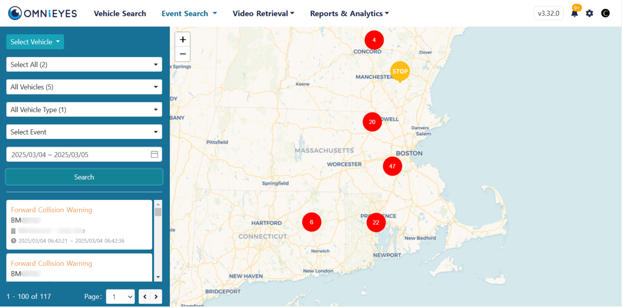 Driving Behavior by Region
